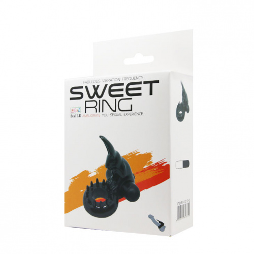 Эрекционное кольцо "Sweet Ring-6" с шипами и зайчиком